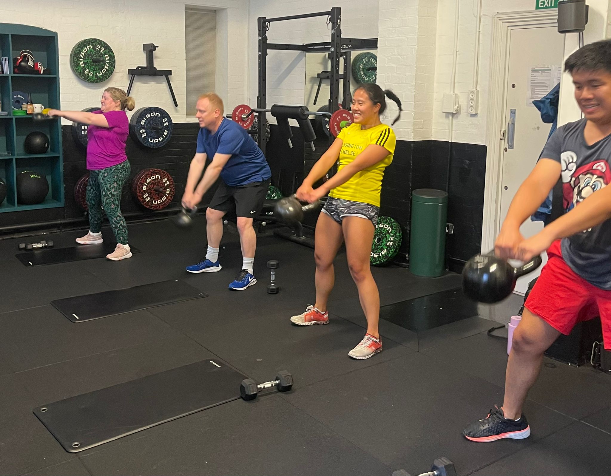 Small group strength training at PT Club studio in Archway